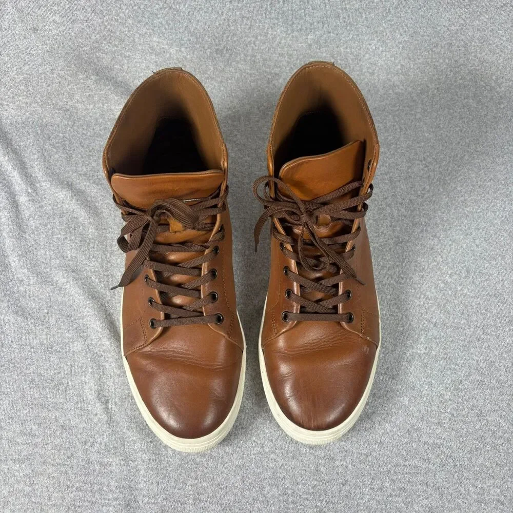 Thursday Boot Co. Premier High Top Sneakers Toffee Leather Men's 10.5